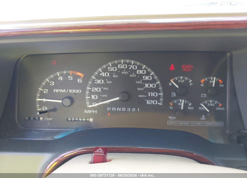2000 CADILLAC ESCALADE STANDARD VIN: 1GYEK13R2YR127320