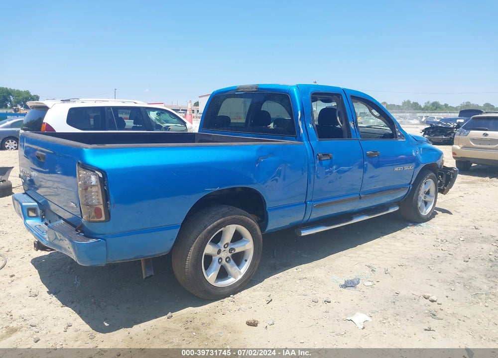 2004 DODGE RAM 1500 SLT/LARAMIE VIN: 1D7HA18D14S543497