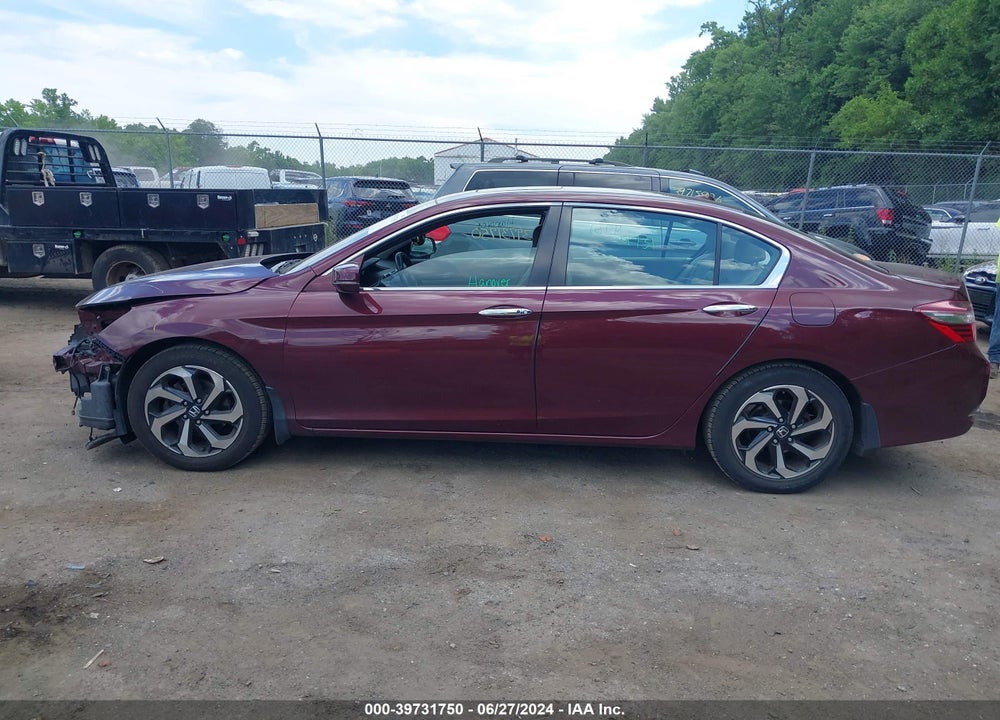 2017 HONDA ACCORD EX-L VIN: 1HGCR2F85HA105622
