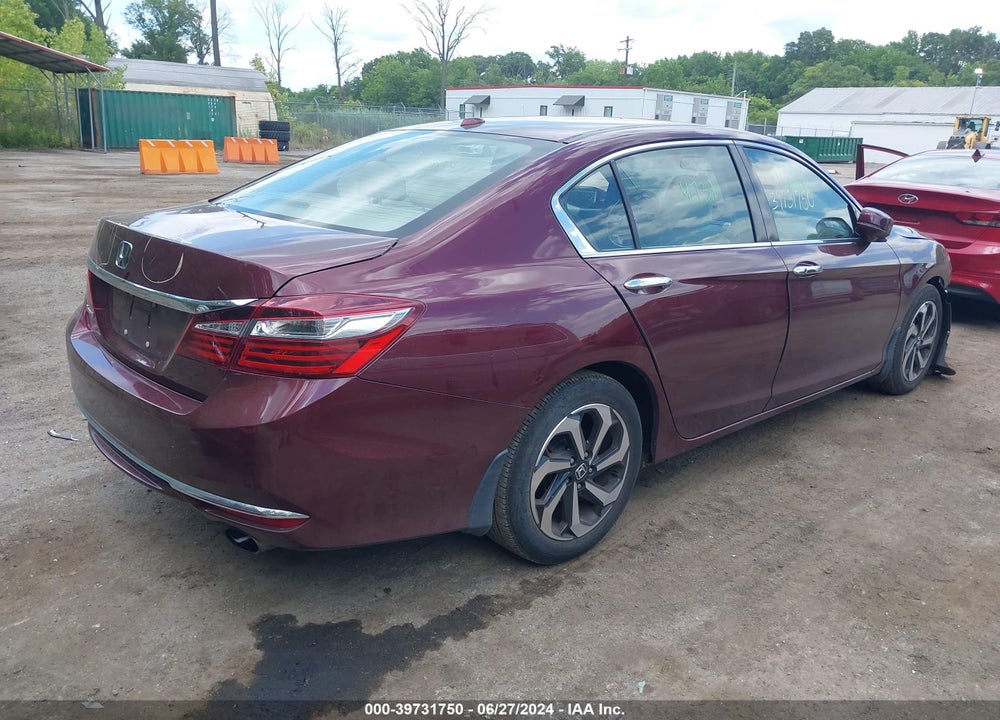 2017 HONDA ACCORD EX-L VIN: 1HGCR2F85HA105622