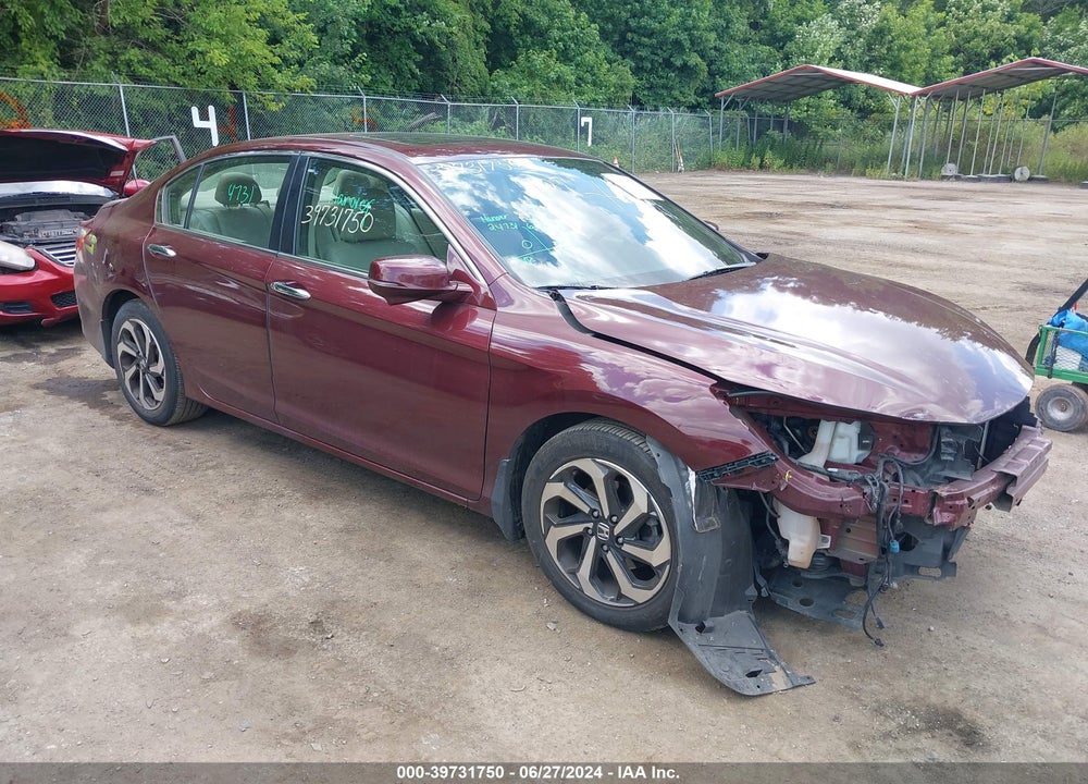 2017 HONDA ACCORD EX-L VIN: 1HGCR2F85HA105622