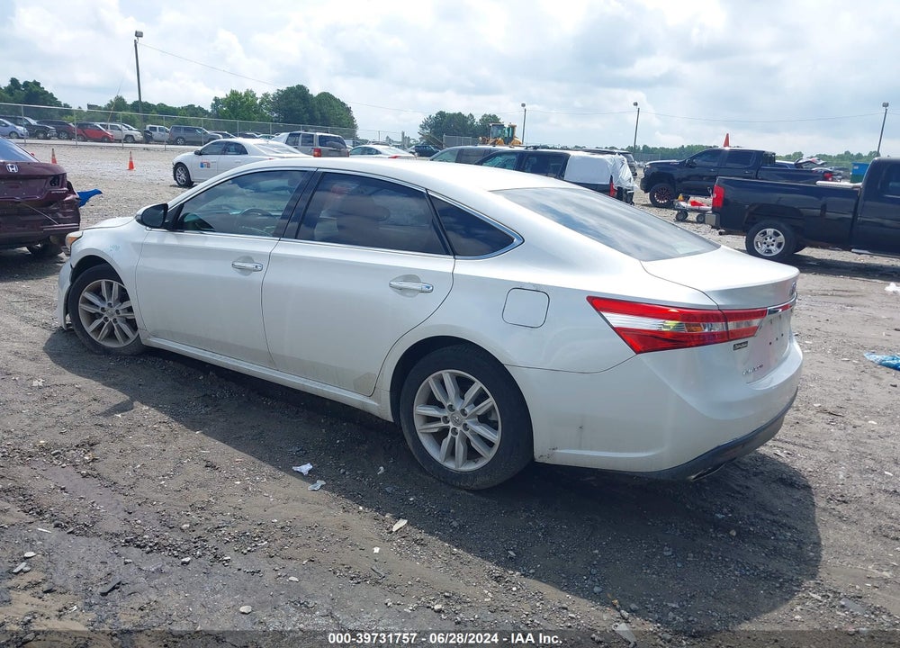 2014 TOYOTA AVALON XLE VIN: 4T1BK1EB4EU078070