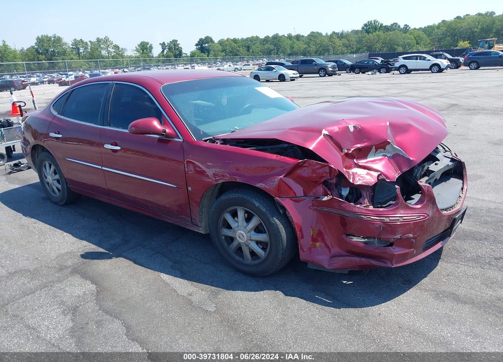 2009 BUICK LACROSSE CXL VIN: 2G4WD582291267994