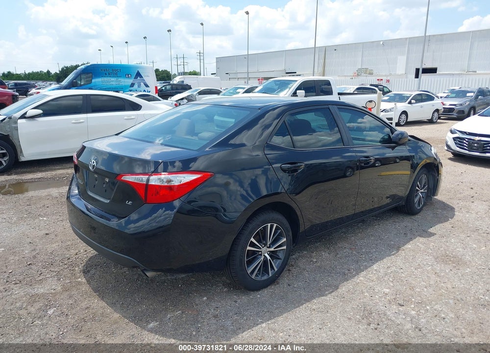 2016 TOYOTA COROLLA LE PLUS VIN: 5YFBURHE1GP524419