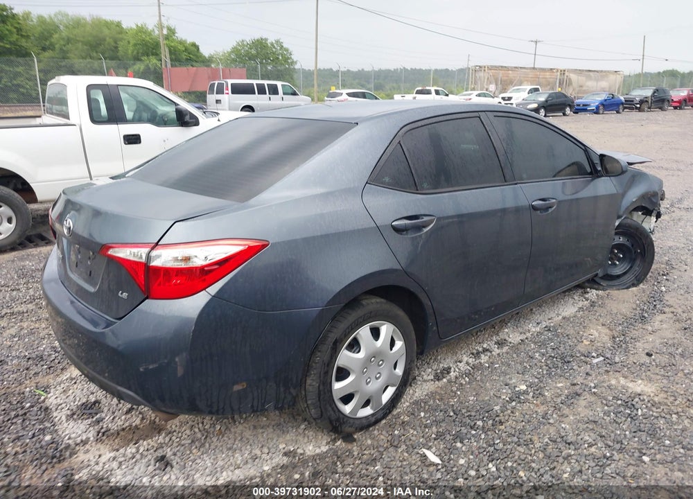 2016 TOYOTA COROLLA LE VIN: 5YFBURHE5GP379501