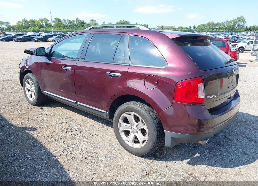 2011 FORD EDGE SEL VIN: 2FMDK4JC2BBA74951