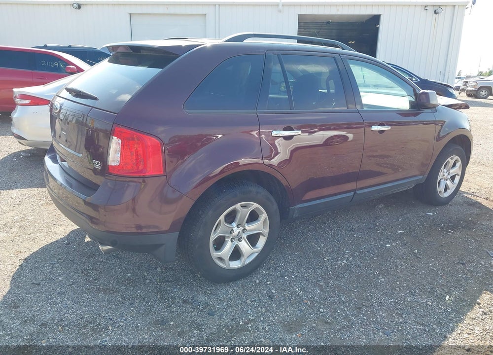 2011 FORD EDGE SEL VIN: 2FMDK4JC2BBA74951