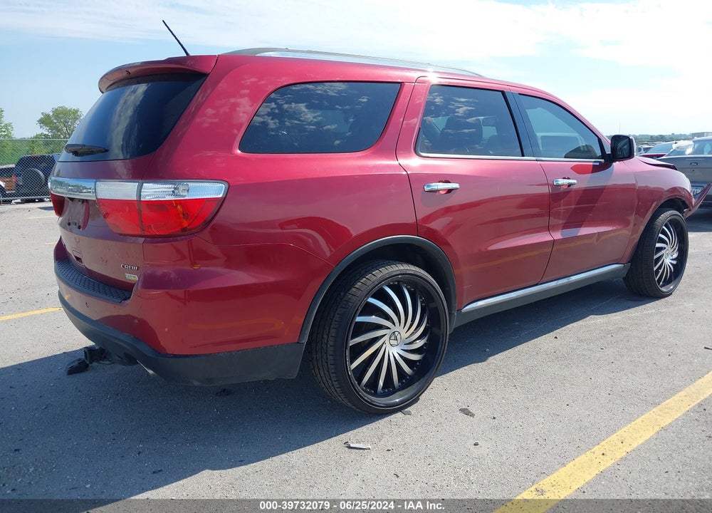 2013 DODGE DURANGO VIN: 1C4RDJDGXDC686514