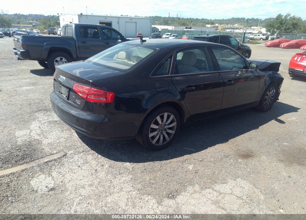 2014 AUDI A4 VIN: WAUBFAFL5EN002218