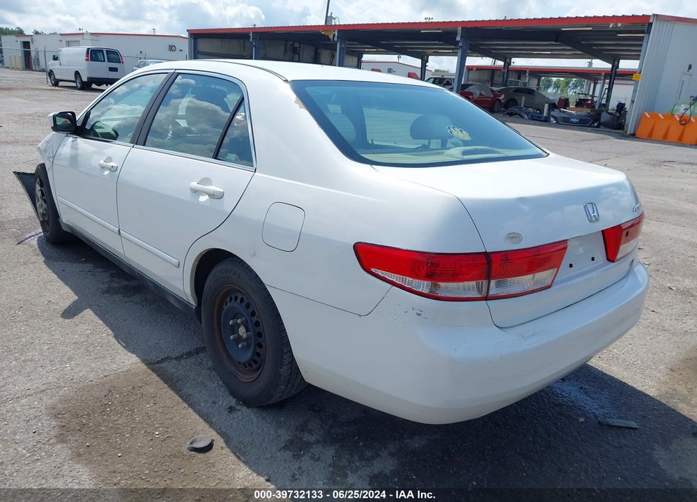 2003 HONDA ACCORD 2.4 LX VIN: 3HGCM56323G705528