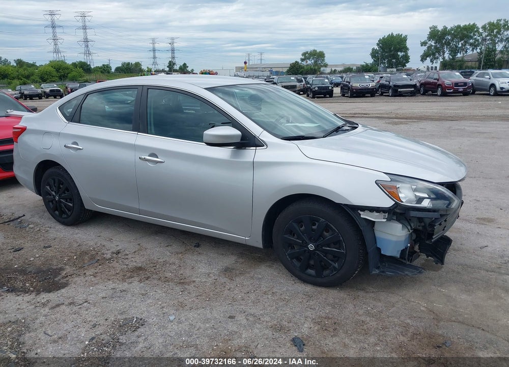 2017 NISSAN SENTRA SV VIN: 3N1AB7AP4HL708143