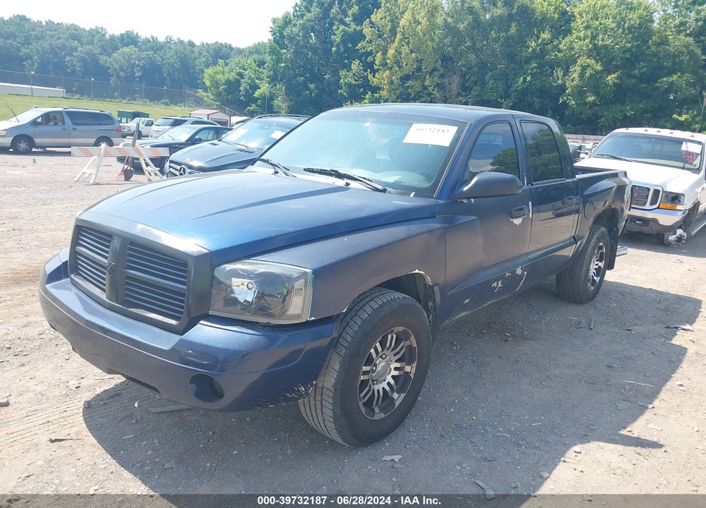 2006 DODGE DAKOTA QUAD SLT VIN: 1D7HW48N96S535193