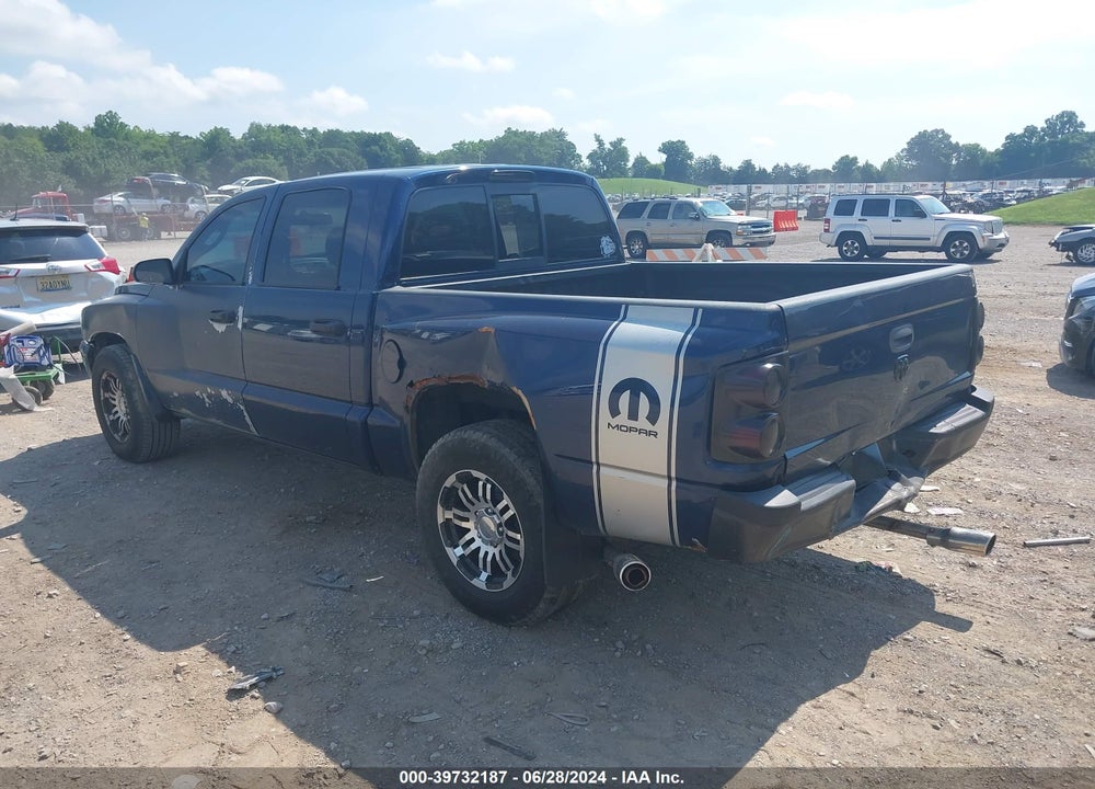2006 DODGE DAKOTA QUAD SLT VIN: 1D7HW48N96S535193