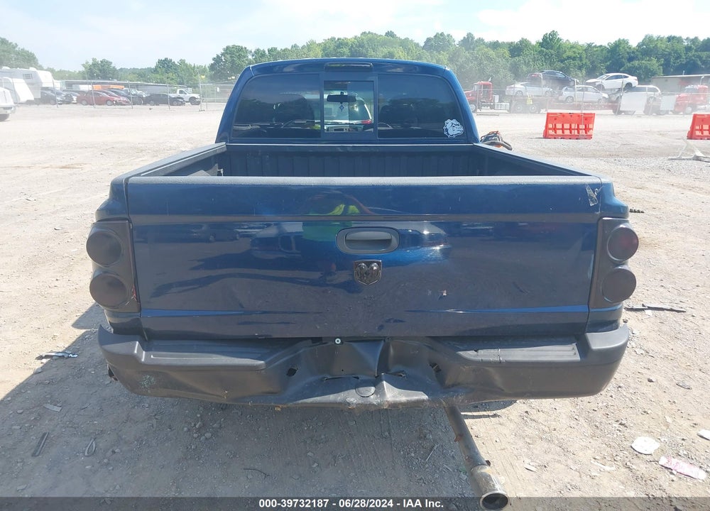 2006 DODGE DAKOTA QUAD SLT VIN: 1D7HW48N96S535193