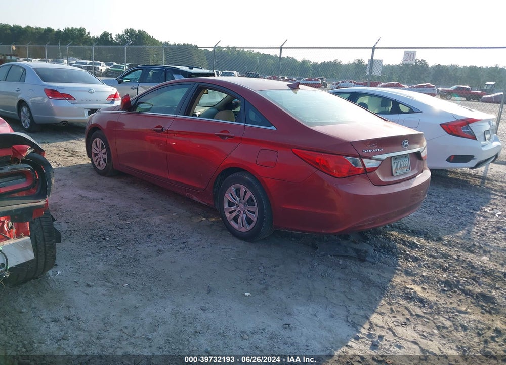 2011 HYUNDAI SONATA GLS VIN: 5NPEB4AC2BH220570