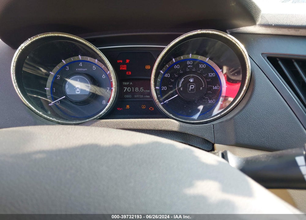2011 HYUNDAI SONATA GLS VIN: 5NPEB4AC2BH220570
