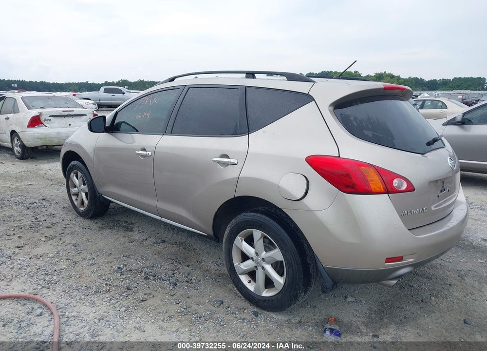 2010 NISSAN MURANO SL VIN: JN8AZ1MW2AW106760