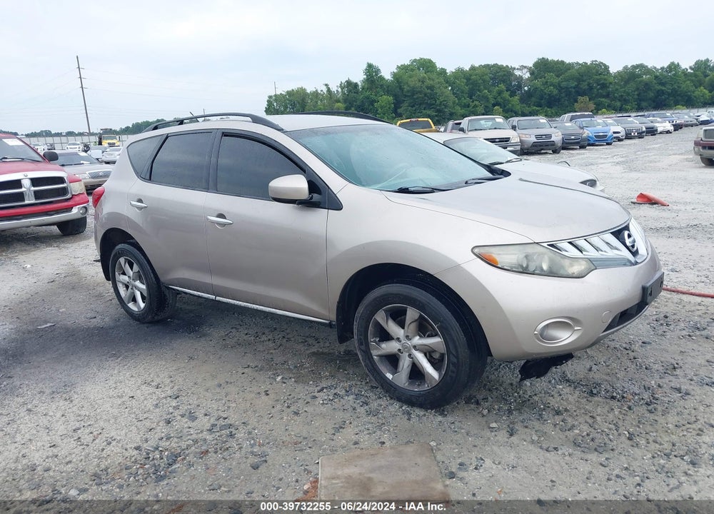 2010 NISSAN MURANO SL VIN: JN8AZ1MW2AW106760