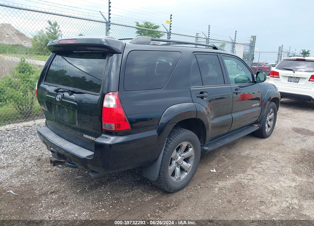 2006 TOYOTA 4RUNNER LIMITED V8 VIN: JTEBT17R960061524