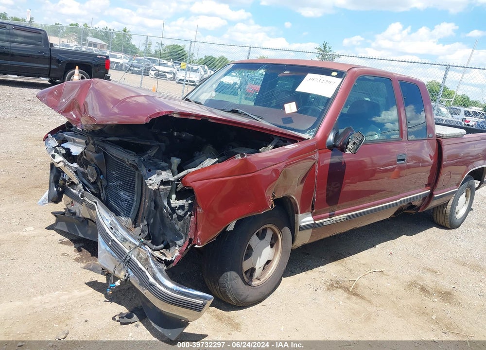 1997 GMC SIERRA 1500 SL WIDESIDE VIN: 1GTEC19R7VE534451