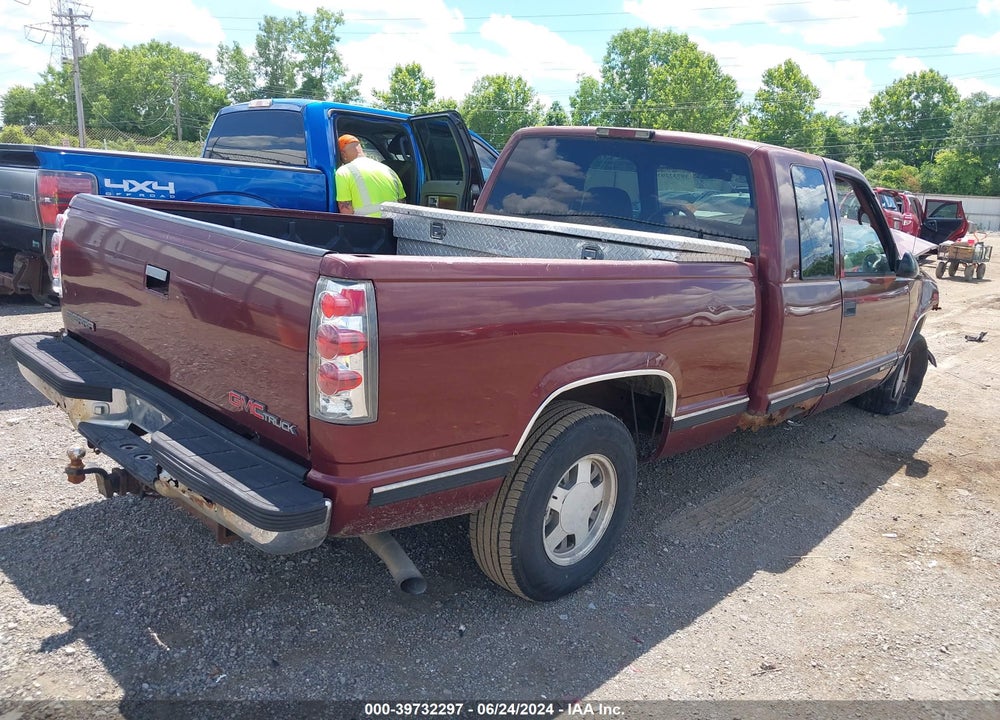 1997 GMC SIERRA 1500 SL WIDESIDE VIN: 1GTEC19R7VE534451