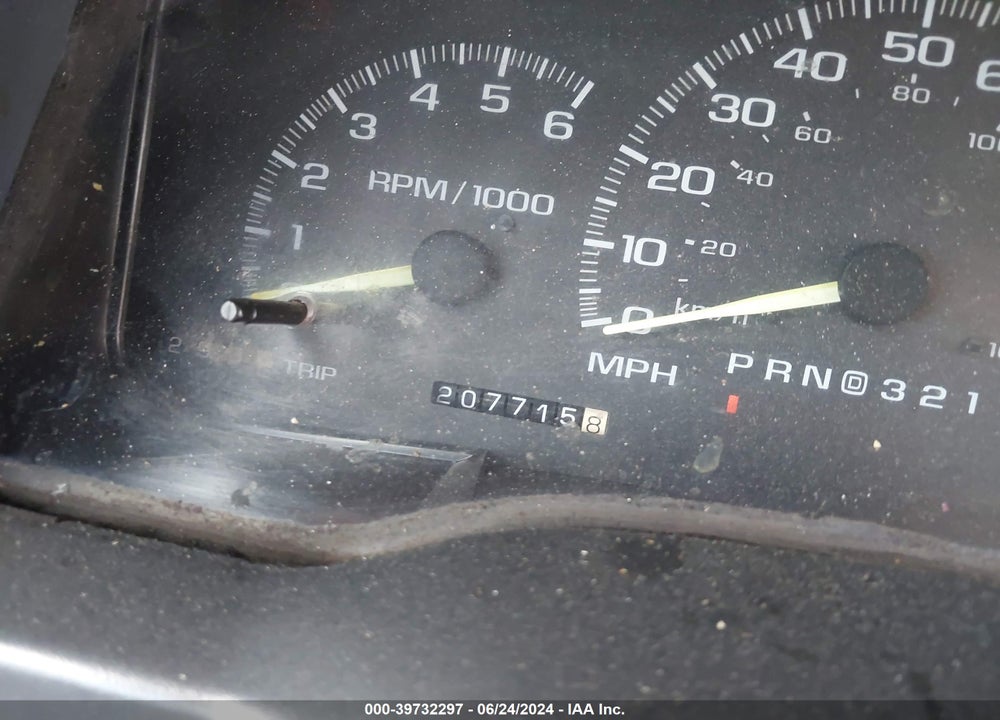 1997 GMC SIERRA 1500 SL WIDESIDE VIN: 1GTEC19R7VE534451