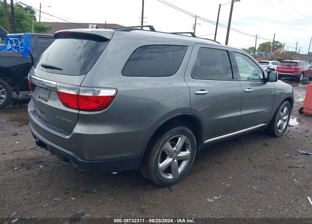 2011 DODGE DURANGO CITADEL VIN: 1D4SE5GTXBC682526
