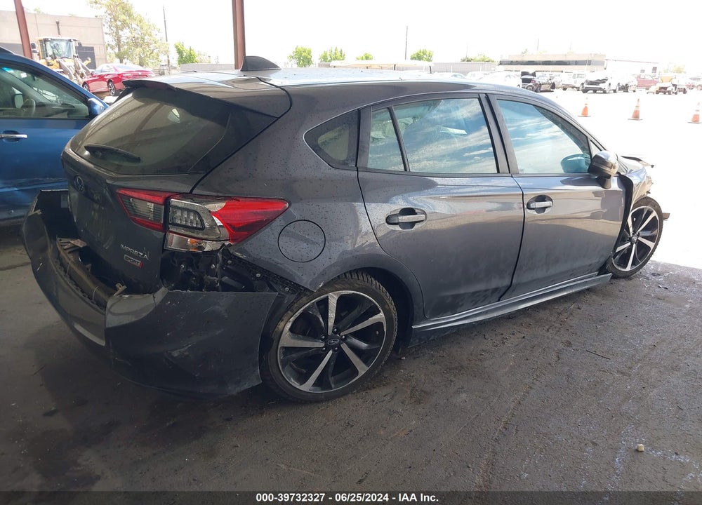 2022 SUBARU IMPREZA SPORT 5-DOOR VIN: 4S3GTAM62N3719718