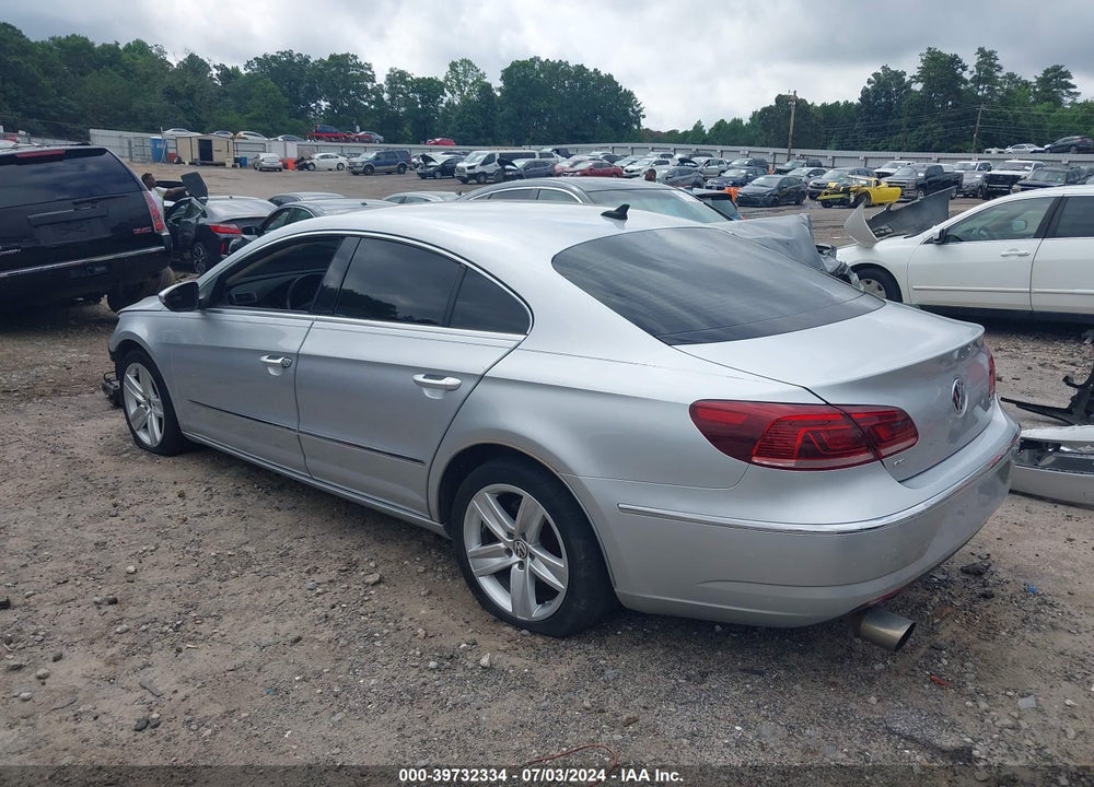 2014 VOLKSWAGEN CC 2.0T SPORT VIN: WVWBP7AN6EE533679