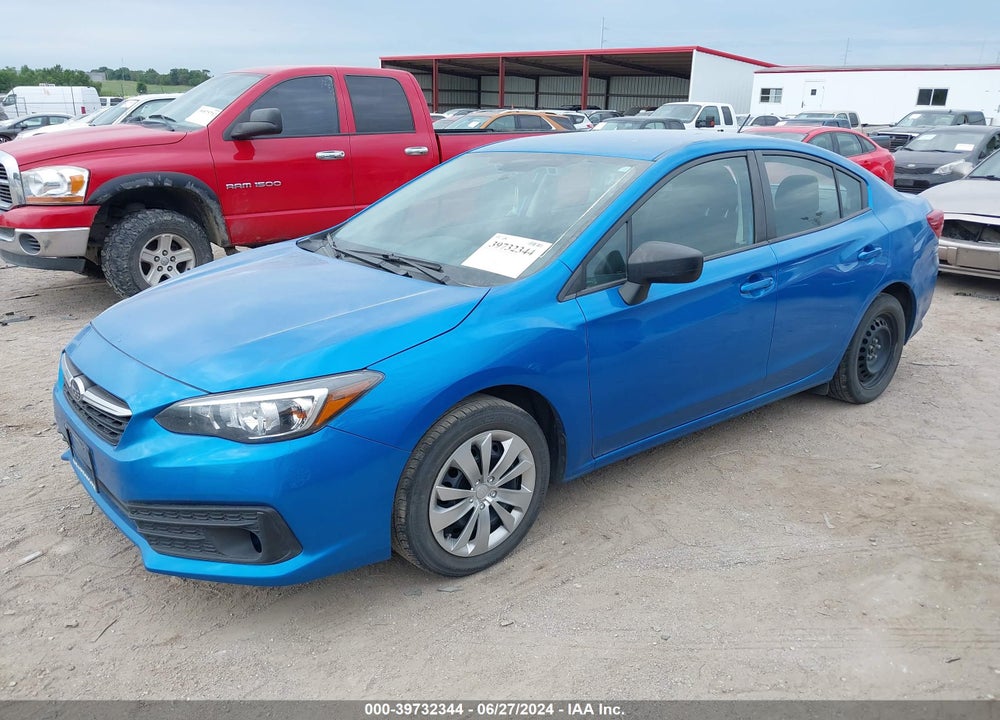 2021 SUBARU IMPREZA SEDAN VIN: 4S3GKAB60M3603423