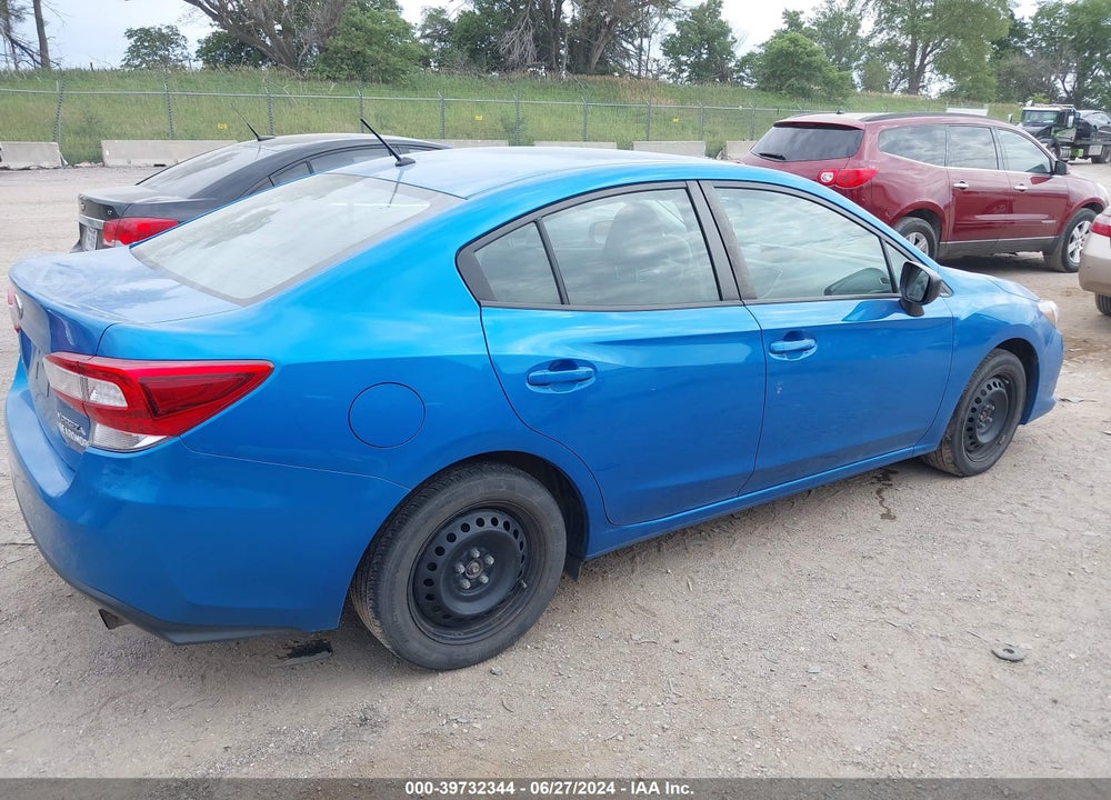 2021 SUBARU IMPREZA SEDAN VIN: 4S3GKAB60M3603423