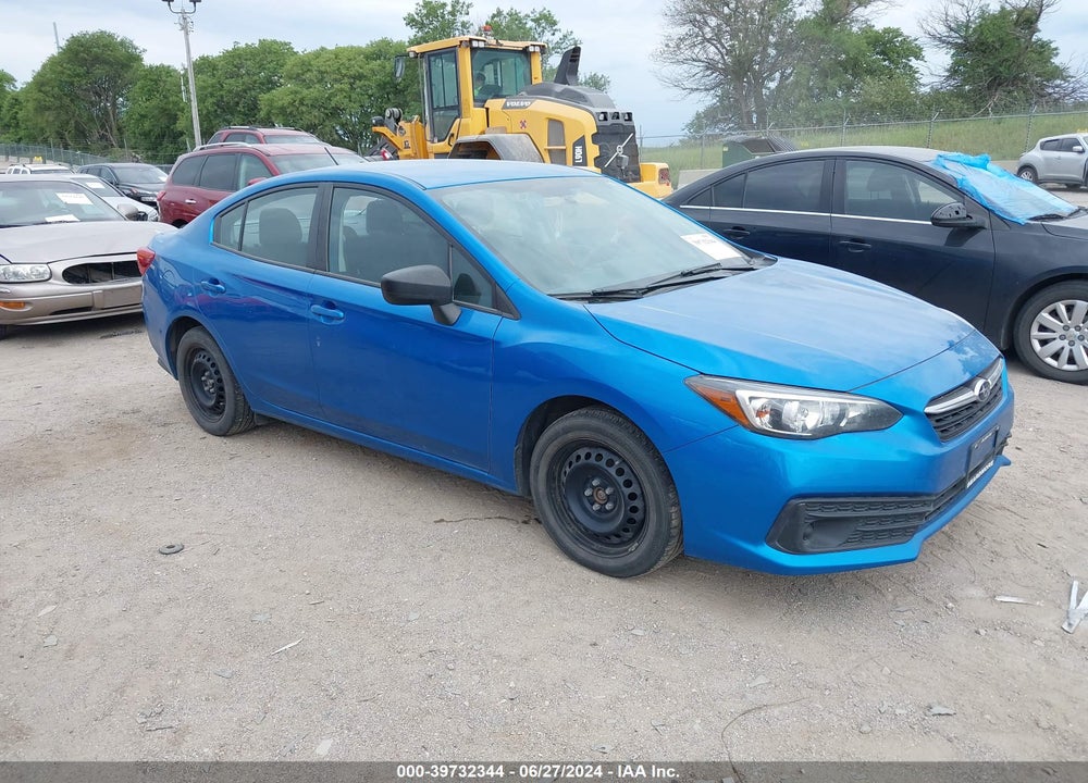 2021 SUBARU IMPREZA SEDAN VIN: 4S3GKAB60M3603423