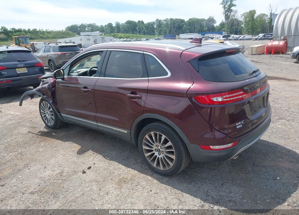 2017 LINCOLN MKC RESERVE VIN: 5LMCJ3D91HUL53963