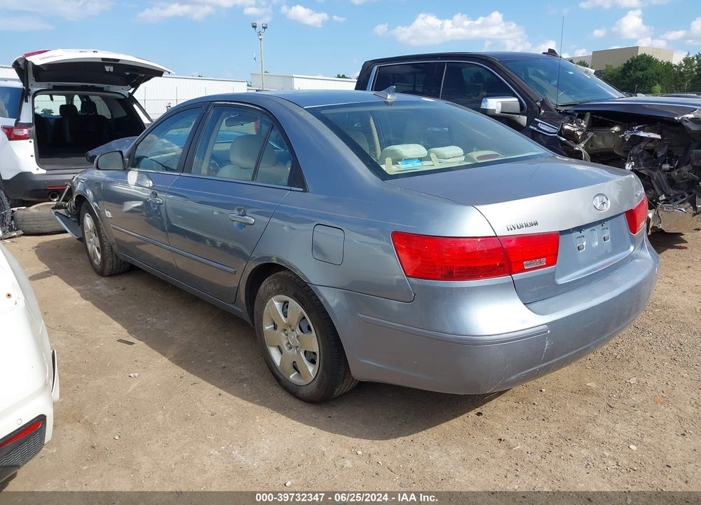 2009 HYUNDAI SONATA GLS VIN: 5NPET46C39H422446