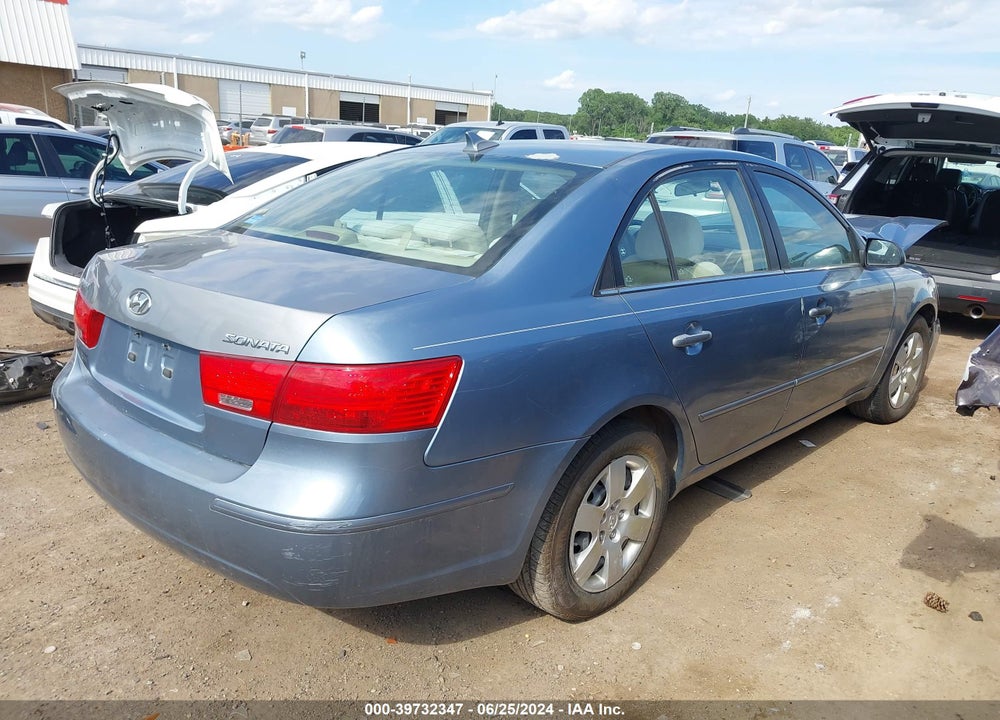 2009 HYUNDAI SONATA GLS VIN: 5NPET46C39H422446