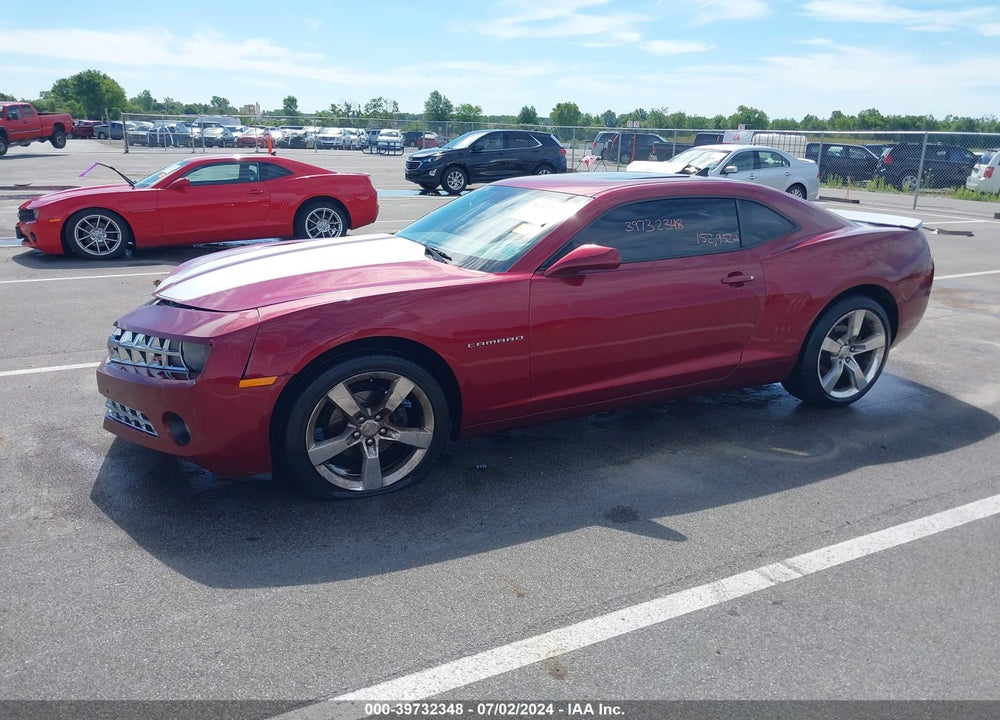 2010 CHEVROLET CAMARO 2LT VIN: 2G1FC1EV8A9168982