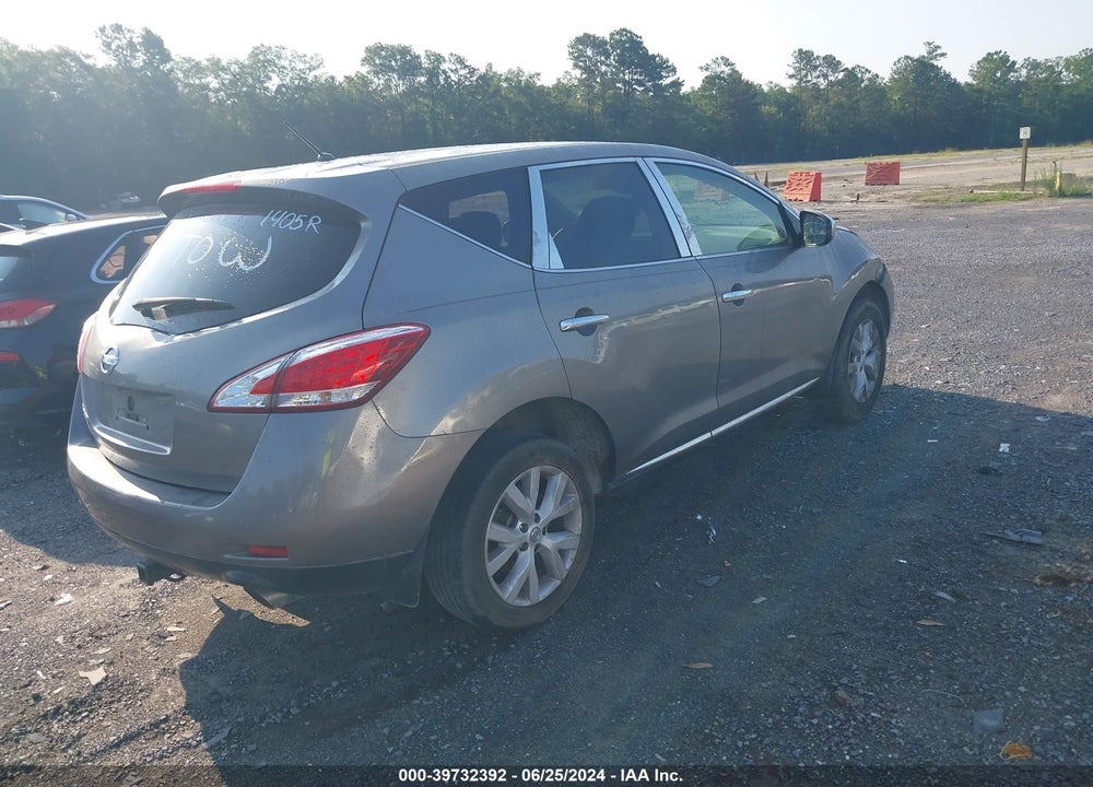 2012 NISSAN MURANO S VIN: JN8AZ1MU2CW117338