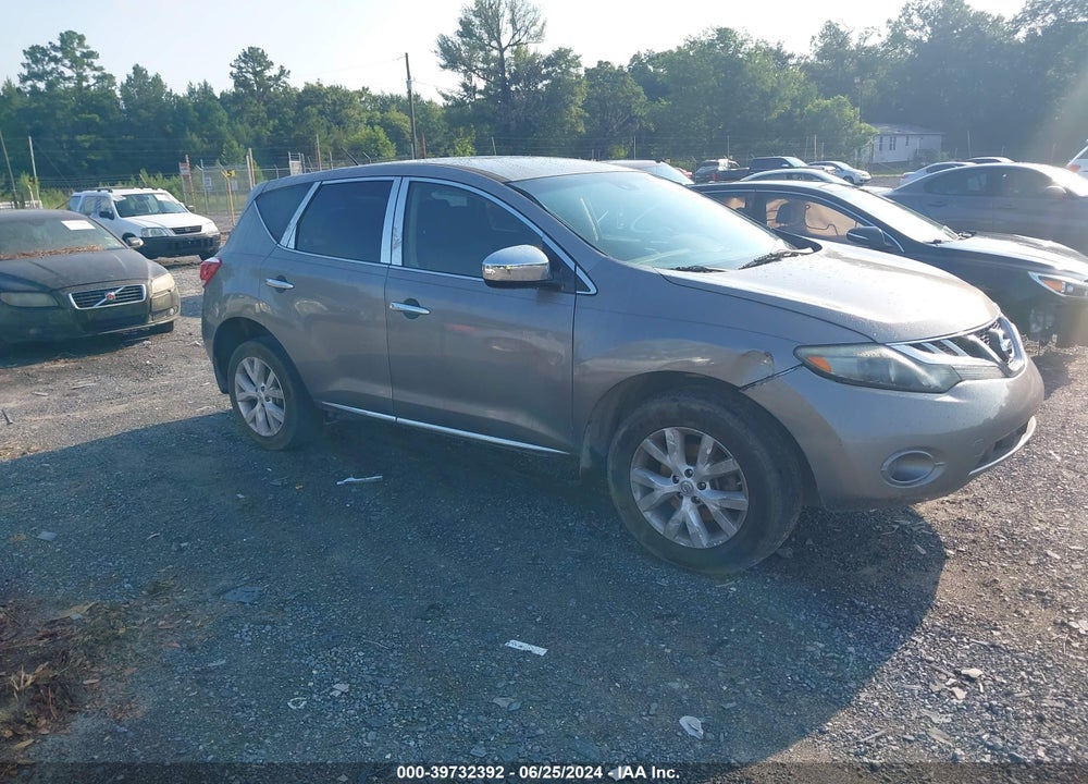 2012 NISSAN MURANO S VIN: JN8AZ1MU2CW117338