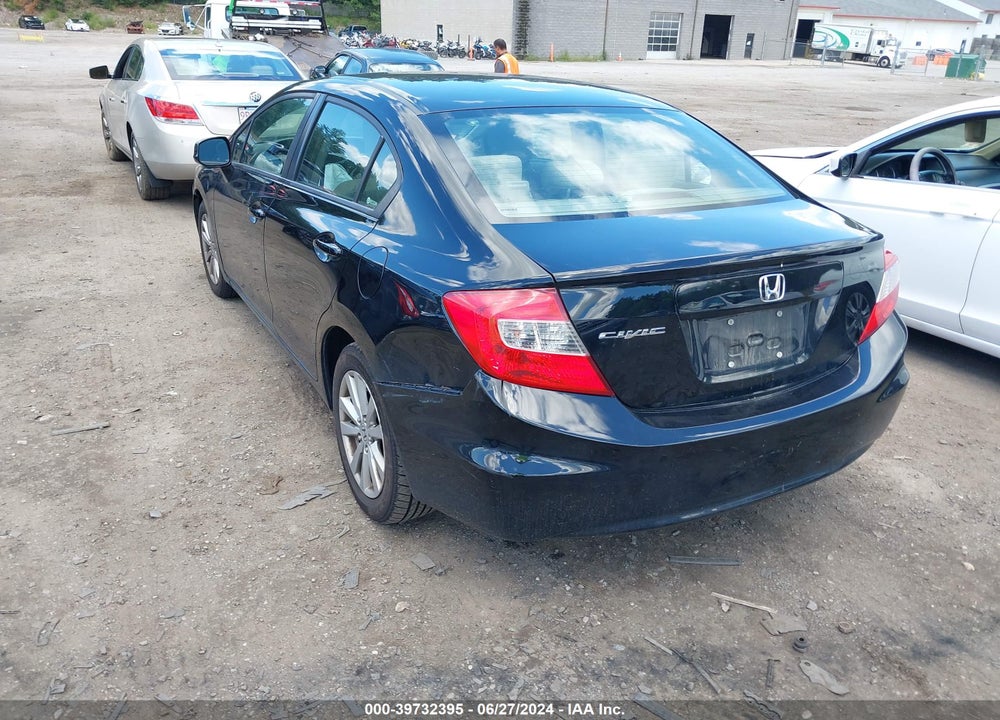 2012 HONDA CIVIC EX VIN: 2HGFB2F88CH310234