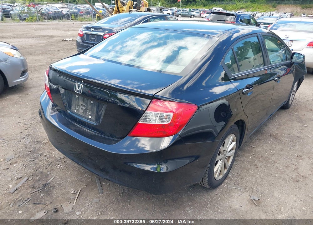 2012 HONDA CIVIC EX VIN: 2HGFB2F88CH310234