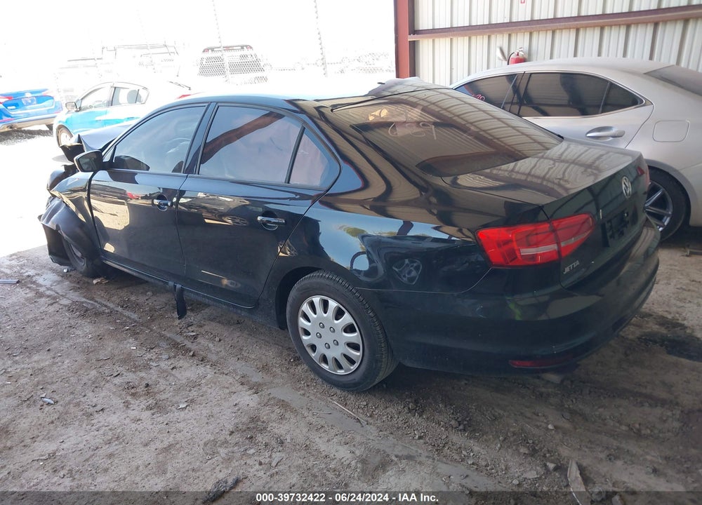 2015 VOLKSWAGEN JETTA 2.0L S VIN: 3VW2K7AJ3FM316787