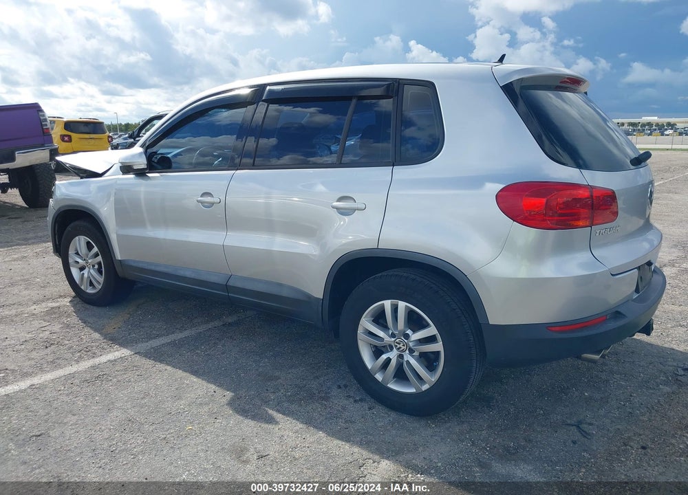 2014 VOLKSWAGEN TIGUAN S VIN: WVGAV3AX6EW566876