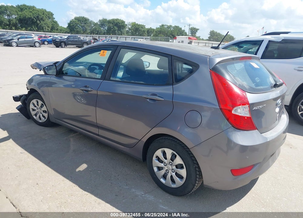 2016 HYUNDAI ACCENT SE VIN: KMHCT5AEXGU286112