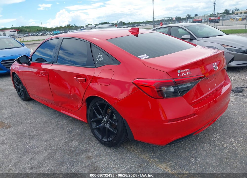 2023 HONDA CIVIC SPORT VIN: 2HGFE2F53PH563111