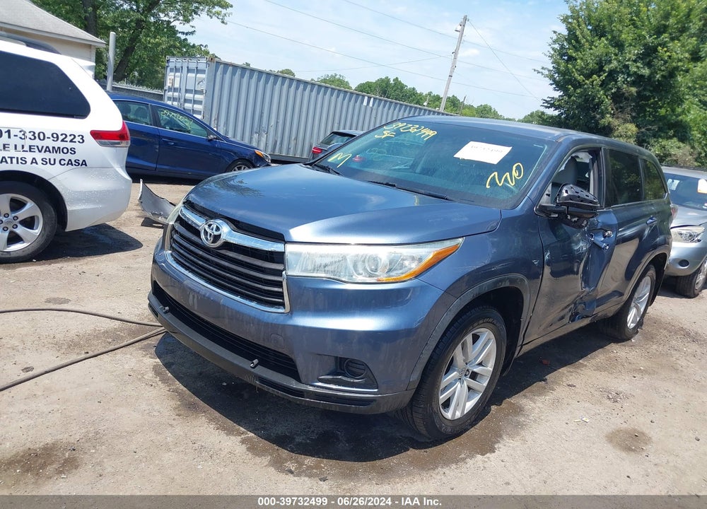 2015 TOYOTA HIGHLANDER LE V6 VIN: 5TDBKRFH8FS181682