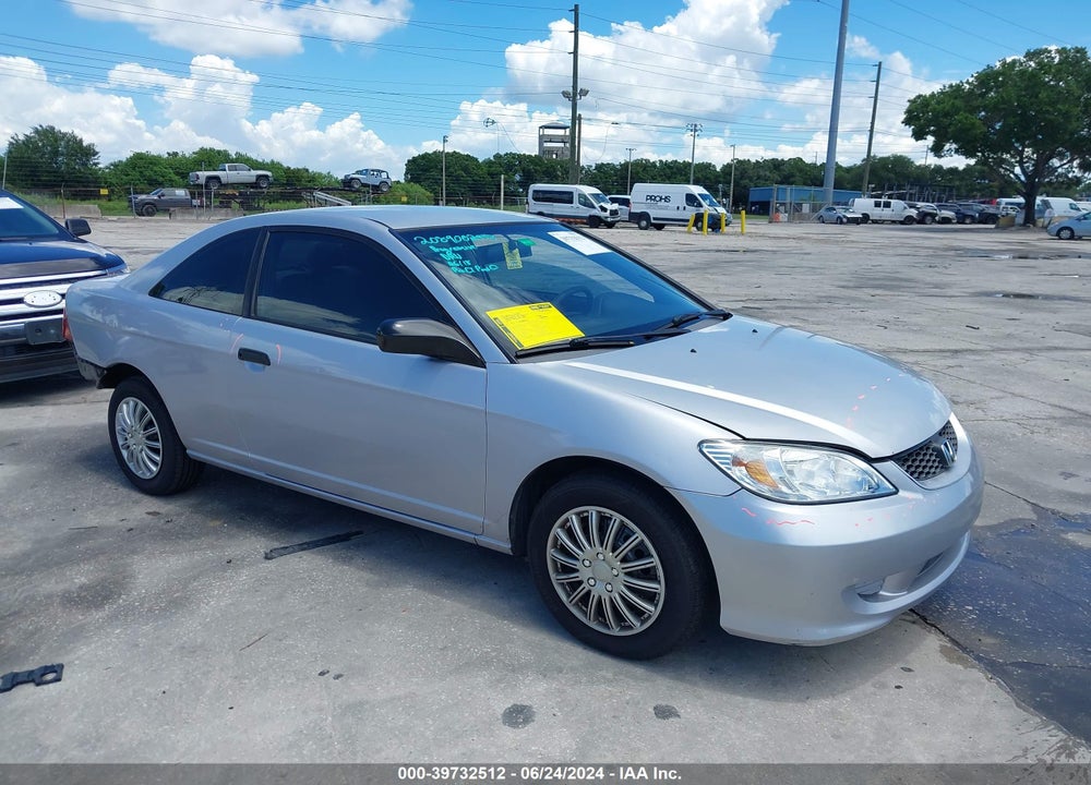 2005 HONDA CIVIC VP VIN: 1HGEM22185L028230