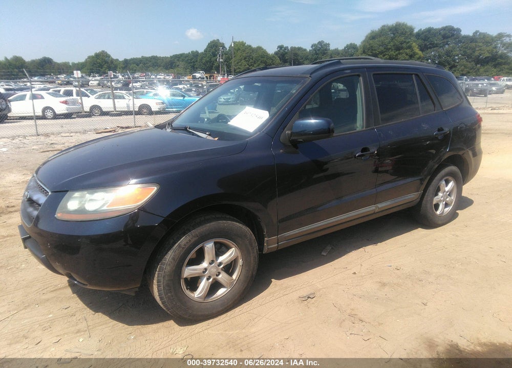 2007 HYUNDAI SANTA FE GLS VIN: 5NMSG73D37H085759