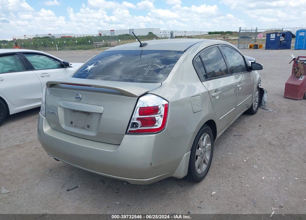 2008 NISSAN SENTRA VIN: 3N1AB61E38L648039