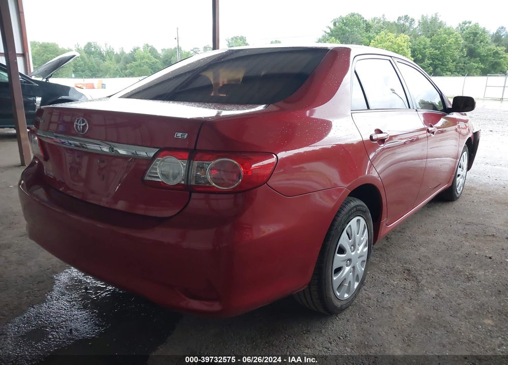 2013 TOYOTA COROLLA LE VIN: 2T1BU4EE4DC005318