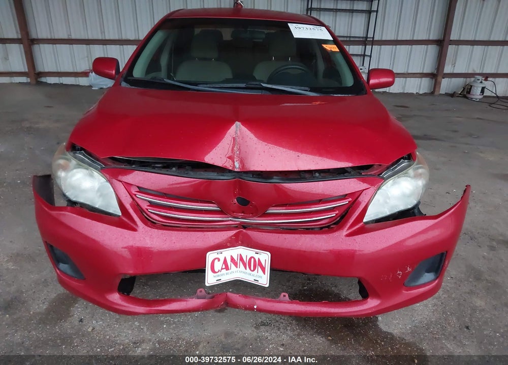 2013 TOYOTA COROLLA LE VIN: 2T1BU4EE4DC005318